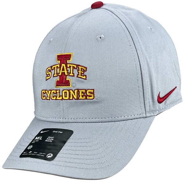 Nike I-State Cyclones Fanwear 24 Gray Structured Hat